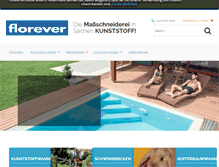 Tablet Screenshot of florever.eu